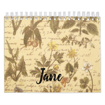 Vintages botanisches Muster