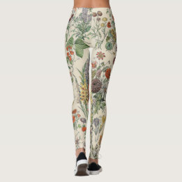 Vintages botanisches Muster Leggings