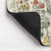 Vintages botanisches Muster Mousepad (Ecke)