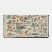 Vintages botanisches Muster Schreibtischunterlage (Vorderseite)