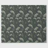 Vintages botanisches Papier Geschenkpapier (Flach)