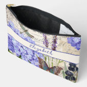 Vintages botanisches personalisiert zubehörtasche (Offen)