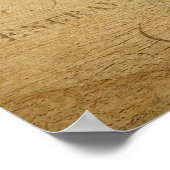 Vintages botanisches Poster - Lotus-Blume (Ecke)