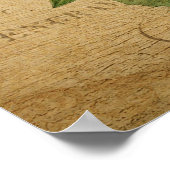 Vintages Botanisches Poster - Marigold (Ecke)