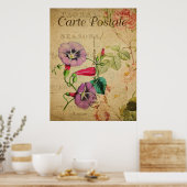 Vintages botanisches Poster - Morgenherrschaft (Küche)
