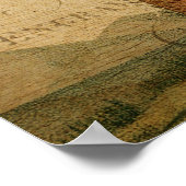 Vintages botanisches Poster - Palme Tree (Ecke)