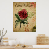 Vintages botanisches Poster - Rhododenron (Küche)