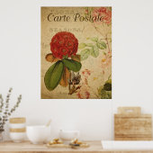 Vintages botanisches Poster - Rhododenron (Küche)