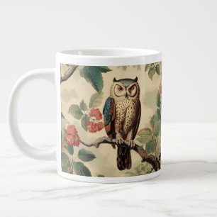 Vintages botanisches Schaf im Wald Jumbo-Tasse
