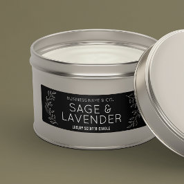 Vintages botanisches Schwarz-Weiß-Etikett Etiketten