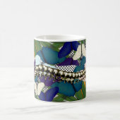 Vintages botanisches Skelettdesign Kaffeetasse (Mittel)