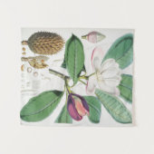 Vintages botanisches Tapisserie Wandteppich (Vorderseite (Horizontal))