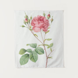 Vintages botanisches Tapisserie Wandteppich