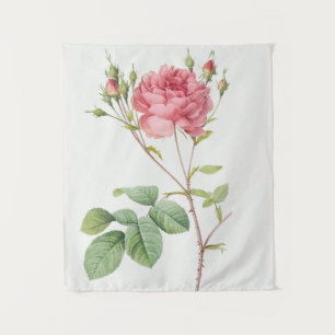 Vintages botanisches Tapisserie Wandteppich