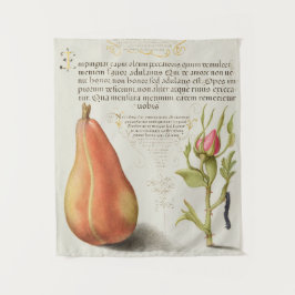 Vintages botanisches Tapisserie Wandteppich