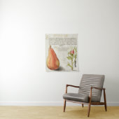 Vintages botanisches Tapisserie Wandteppich (Beispiel)