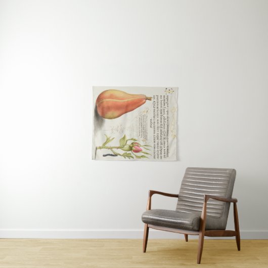 Vintages botanisches Tapisserie Wandteppich (Beispiel (Horizontal))