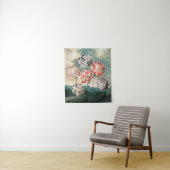 Vintages botanisches Tapisserie Wandteppich (Beispiel)