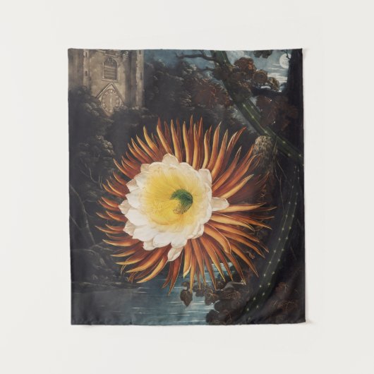 Vintages botanisches Tapisserie Wandteppich (Vorderseite)