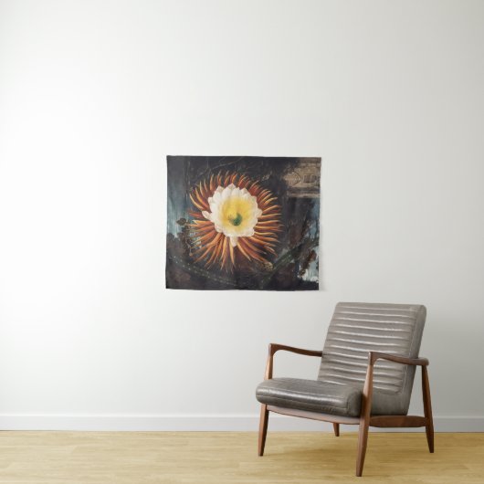 Vintages botanisches Tapisserie Wandteppich (Beispiel (Horizontal))