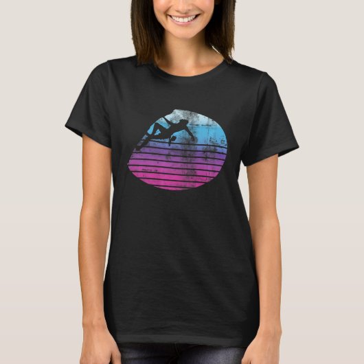 Vintages Bouldern Kletterparadies Grenz-Tour T-Shirt (Vorderseite)
