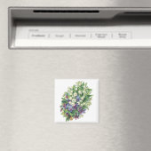 Vintages Bouquet-2-Magnet Magnet (In Situ (Geschirrspüler))