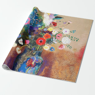 Vintages Bouquet von Blume von Odilon Redon Geschenkpapier
