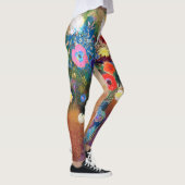 Vintages Bouquet von Blume von Odilon Redon Leggings (Rechts)