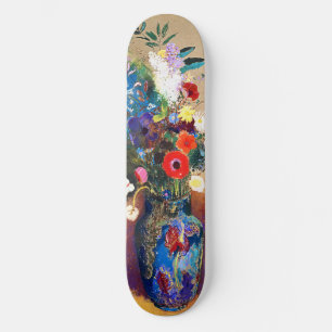 Vintages Bouquet von Blume von Odilon Redon Skateboard