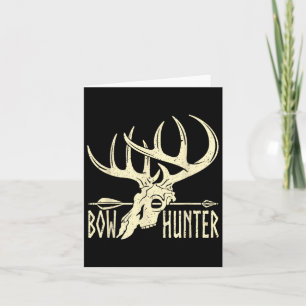 Vintages Bow Hunter Amerikanisches Hirschjagdgesch Karte