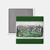 Vintages Boxen, großer Kampf um die Meisterschaft Magnet (Vorderseite/Rückseite)