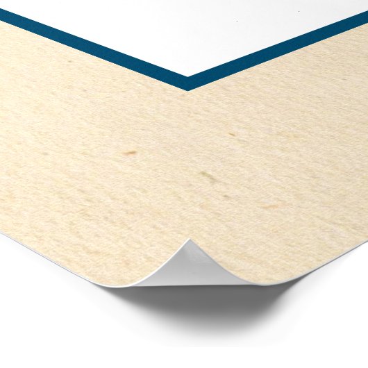 Vintages Boxhandpatent Poster (Ecke)