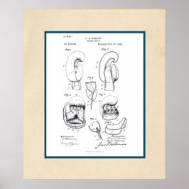 Vintages Boxhandpatent Poster