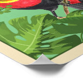 Vintages Brasilien Poster (Ecke)