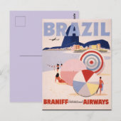 Vintages Brasilien Postkarte (Vorne/Hinten)