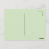 Vintages Brasilien Postkarte (Rückseite)