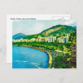 Vintages Brasilien, Rio de Janero Postkarte (Vorne/Hinten)
