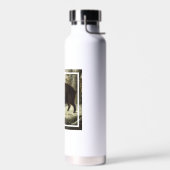 Vintages Braunbär Jagdgemälde, Wildlife Art Trinkflasche (Links)