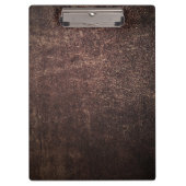 Vintages braunes Leder Klemmbrett (Vorderseite)