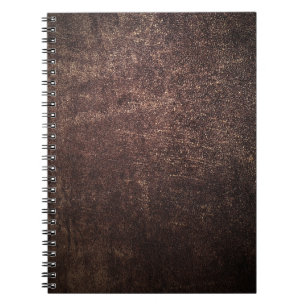 Vintages braunes Leder Notizblock