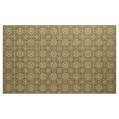 Vintages braunes Muster auf Stoff (Yard (91,4 cm))