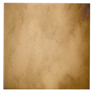 Vintages Braungelbes Papierdokument Hintergrund Fliese