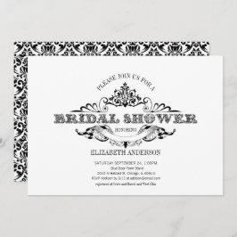 Vintages Brautparty Einladung