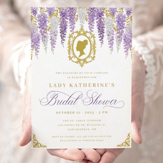 Vintages Brautparty Einladung