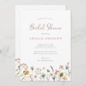 Vintages Brautparty Einladung (Vorne/Hinten)