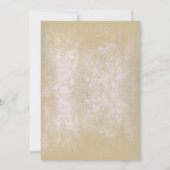 Vintages Brautparty Einladung (Rückseite)