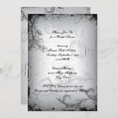 Vintages Brautparty Einladung (Vorne/Hinten)