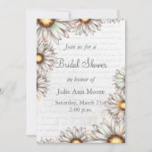 Vintages Brautparty Einladung (Vorderseite)