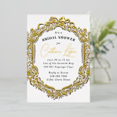 Vintages Brautparty Folieneinladung (Stehend vorne)