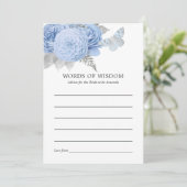 Vintages Brautparty für Navy Blue und Gold Einladung (Stehend Vorderseite)